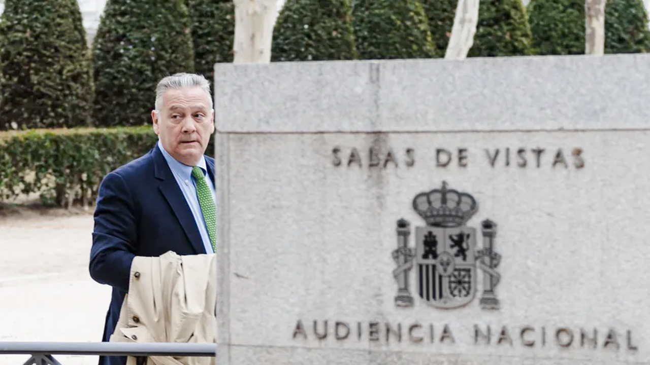 Alfredo Prada, a su llegada a la Audiencia Nacional.