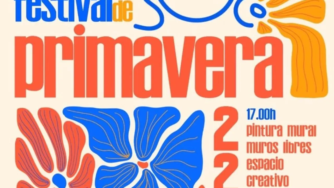 Parte del cartel del Festival de Primavera en San Pedro Bercianos.