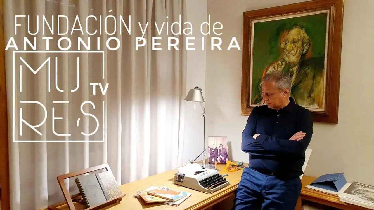 Joaquín Otero, con la Fundación Antonio Pereira, en MuresTV.