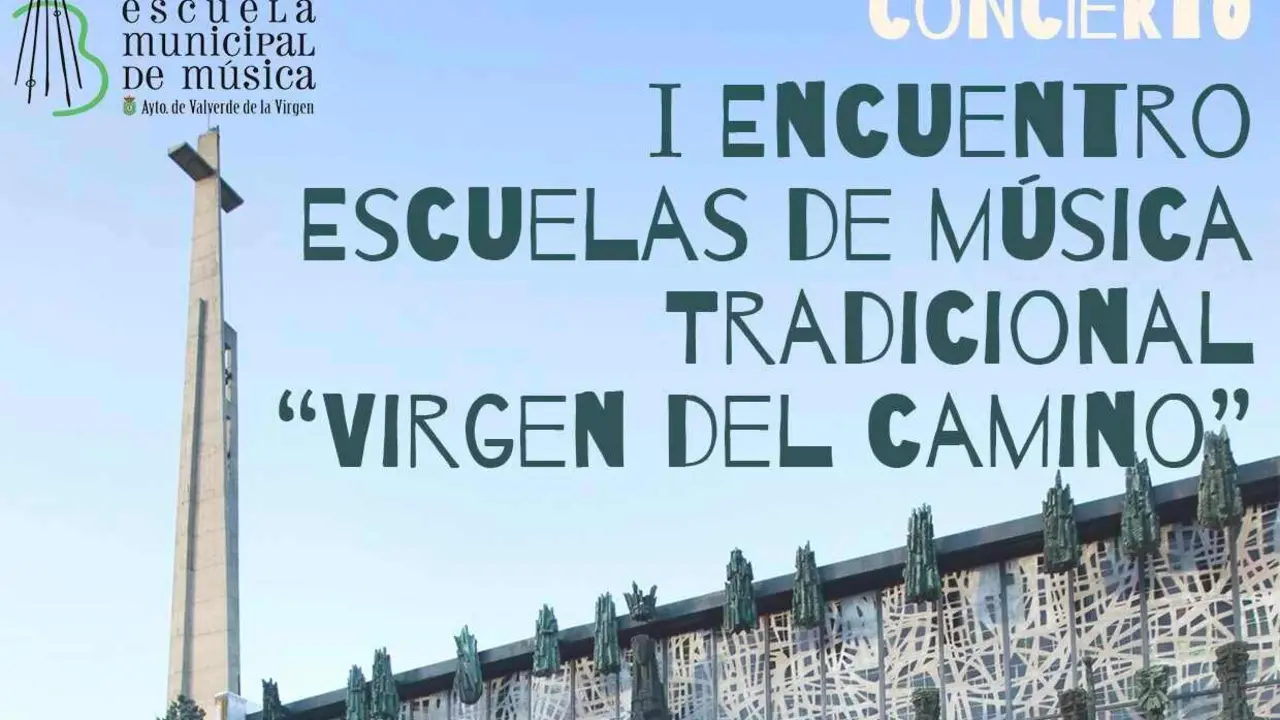 Imagen del cartel promocional del encuentro musical en La Virgen del Camino.