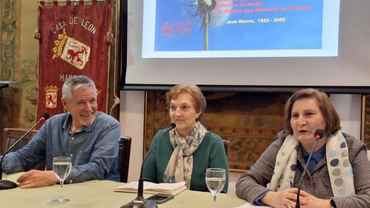 Día Mundial de la Poesía en la Casa de León en Madrid.