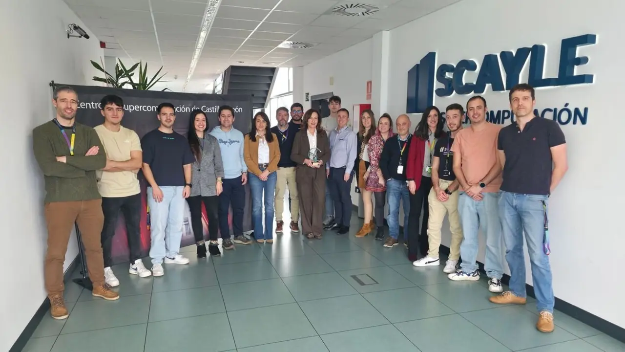 El equipo del Centro de Supercomputación de Castilla y León.