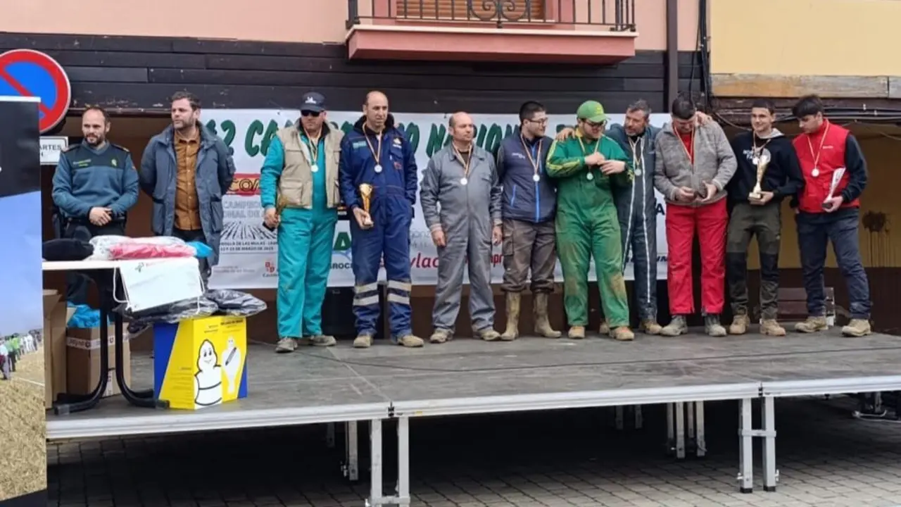 Entrega de premios del 42º Campeonato Nacional de Arada en la localidad de Mansilla de las Mulas.