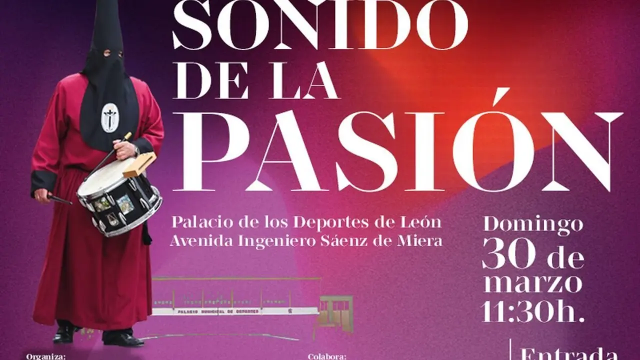 La segunda edición del concierto 'El Sonido de la Pasión' será de entrada gratuita.