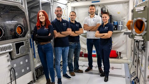 La astronauta vive sus primeros días en el Centro Europeo de Astronautas (EAC) de la ESA en Colonia (Alemania).