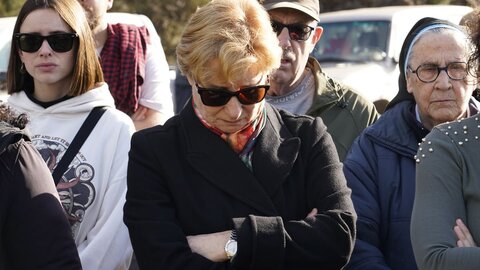 Inauguración el Memorial Minero en recuerdo a los trabajadores fallecidos en el accidente de la mina de Combustibles de Fabero del Grupo Río en Fabero, del que se cumplen 40 años. Foto: César Sánchez