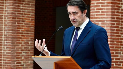 Acto de inauguración del Museo Diocesano y de la Semana Santa de León, con la asistencia del presidente de las Cortes Autonómicas, Carlos Pollán, el consejero de Medio Ambiente, Vivienda y Ordenación del Territorio, Juan Carlos Suárez-Quiñones, el alcalde de León, José Antonio Diez, y otros representantes institucionales. Foto: Campillo