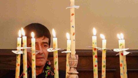 Recreación del tradicional canto del Ramo de Navidad organizado por el Museo de la Emigración Leonesa  Foto: Campillo