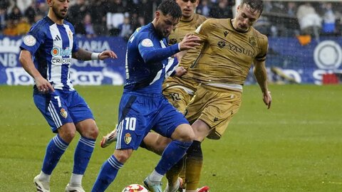 La Ponferradina deja la Copa y lo hace ante una gran Real Sociedad. No mereció el equipo berciano caer en esta eliminatoria por un 0-2.