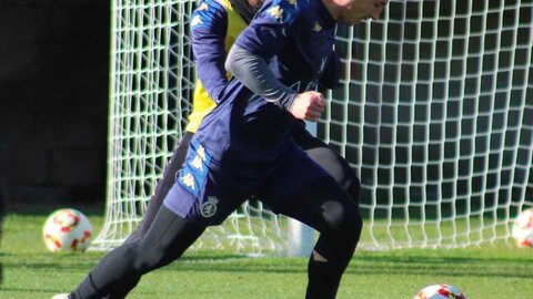 La plantilla de la Cultural y Deportiva leonesa se enfrenta este fin de semana al Barça Atlétic después de una semana de entrenamientos tras el parón navideño. Fotos: CyD Leonesa.