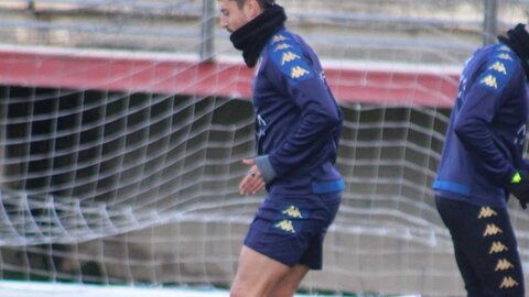 La plantilla de la Cultural y Deportiva leonesa se enfrenta este fin de semana al Barça Atlétic después de una semana de entrenamientos tras el parón navideño. Fotos: CyD Leonesa.