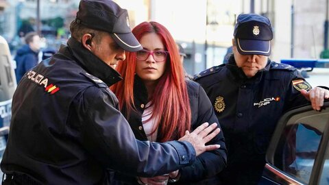 Primera sesión del juicio contra el hombre y la mujer acusados de asesinar a una prostituta en una vivienda de Cembranos en el año 2021. Fotos: Campillo