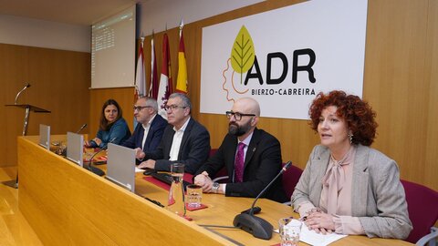 El secretario general de Reto Demográfico, Francisco Boya, acude a las Jornadas Bierzo 2030 Cubillos del Sil (León), organizadas por el Consejo Comarcal del Bierzo. Foto: César Sánchez