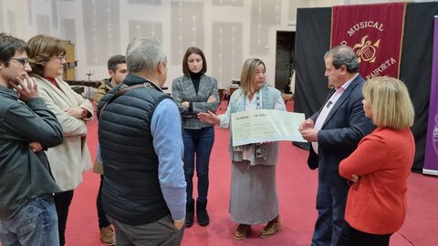 La Unión Musical de Paiporta (Valencia) recibe la recaudación del XIII Festival de Música de Cámara de la Fundación MonteLeón.