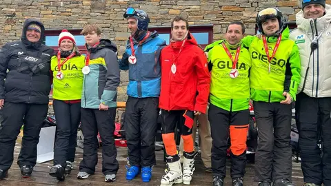 Guzmán Carro Tagarro ha participado este fin de semana en la Copa España Inclusiva Fundación Occident celebrada en Baqueira Beret.