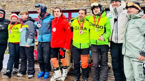 Guzmán Carro Tagarro ha participado este fin de semana en la Copa España Inclusiva Fundación Occident celebrada en Baqueira Beret.