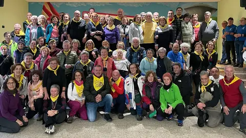 San Martín del Camino tiende sus brazos a los peregrinos de la asociación ‘Pulchra Leonina’.