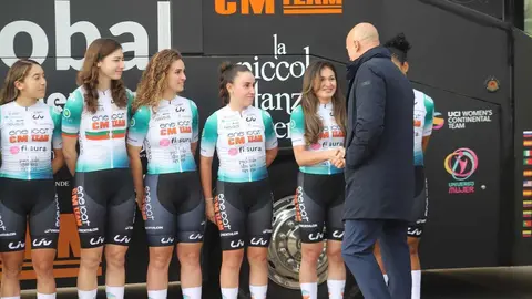 La escuadra dirigida por Eneritz Iturriaga se presenta en la línea de salida con el objetivo puesto en su participación en la Vuelta a España Femenina 2025. Fotos: Isaac Llamazares | Ayto León