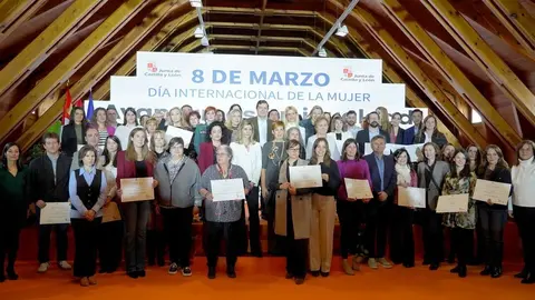 El presidente de la Junta de Castilla y León, Alfonso Fernández Mañueco, participa en el acto institucional del Gobierno Autonómico con motivo del Día Internacional de la Mujer. Foto: Leticia Pérez.