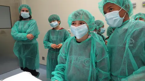 En el marco de la Semana de San Juan de Dios 2025 han visitado el centro dos clases de 3º de Primaria del Colegio La Anunciata.