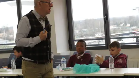 En el marco de la Semana de San Juan de Dios 2025 han visitado el centro dos clases de 3º de Primaria del Colegio La Anunciata.