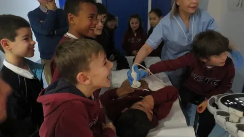 En el marco de la Semana de San Juan de Dios 2025 han visitado el centro dos clases de 3º de Primaria del Colegio La Anunciata.