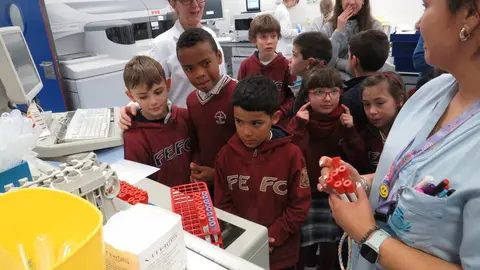 En el marco de la Semana de San Juan de Dios 2025 han visitado el centro dos clases de 3º de Primaria del Colegio La Anunciata.