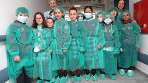 En el marco de la Semana de San Juan de Dios 2025 han visitado el centro dos clases de 3º de Primaria del Colegio La Anunciata.