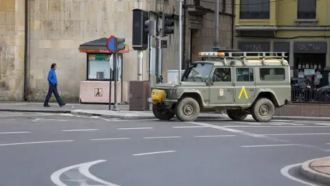 Dos fotógrafos de la agencia Ical, Campillo y César Sánchez, captan con sus cámaras el latido detenido de León y Ponferrada. El confinamiento paraba el tiempo, y las vidas.