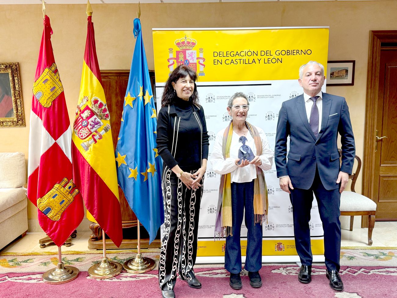 María Encina Gutiérrez, en representación de la Asociación Leonesa de Simone de Beauvoir.