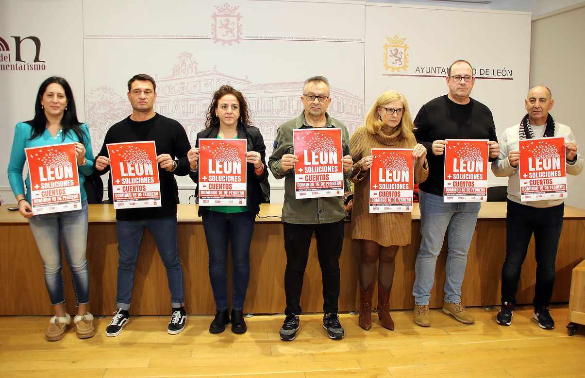 Representantes de la Uni?n General de los Trabajadores, Comisiones Obreras, la Uni?n Sindical Obrera y la Confederaci?n General del Trabajo presentan el calendario de movilizaci?n por la provincia de Le?n