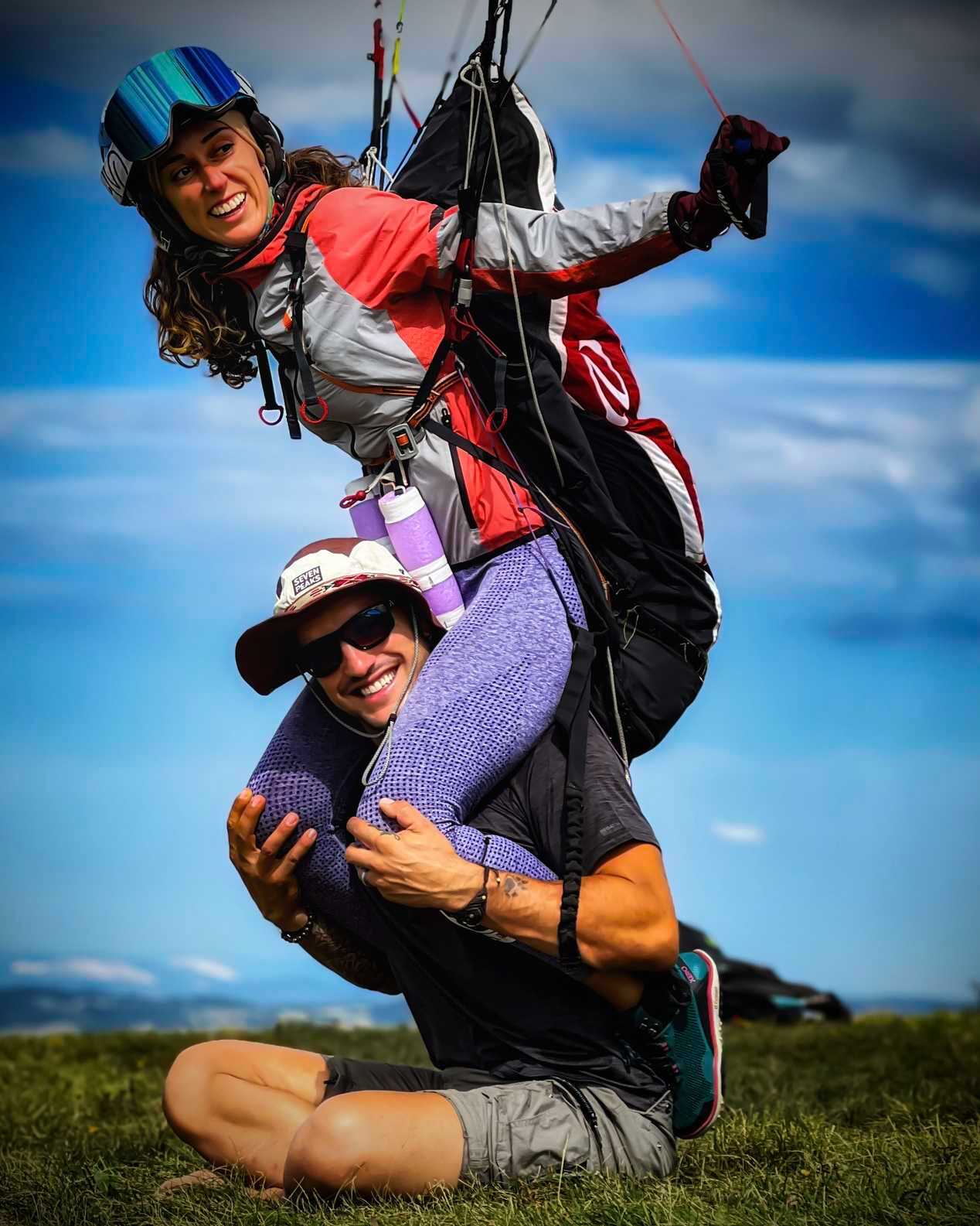 Moncho, junto a su pareja, en una fotografía del álbum familiar.