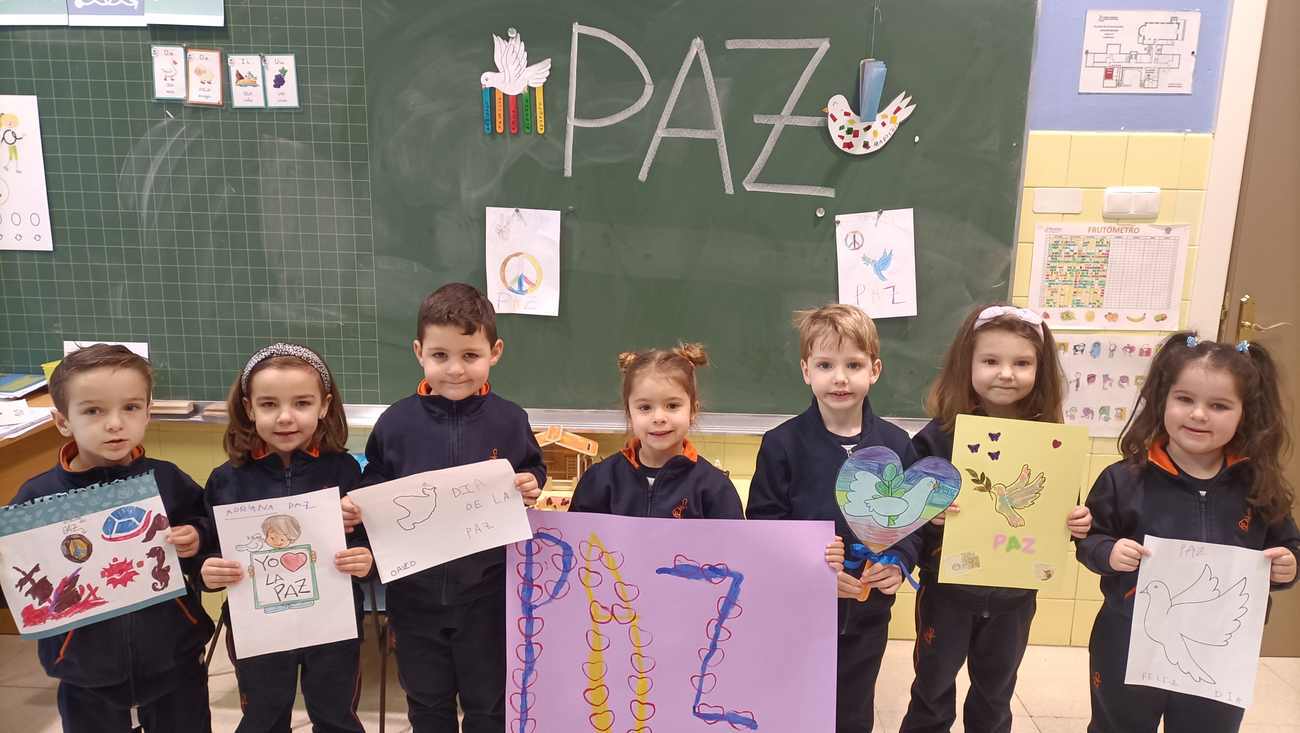 Alumnos del Divina Pastora en una de las actividades del centro docente.