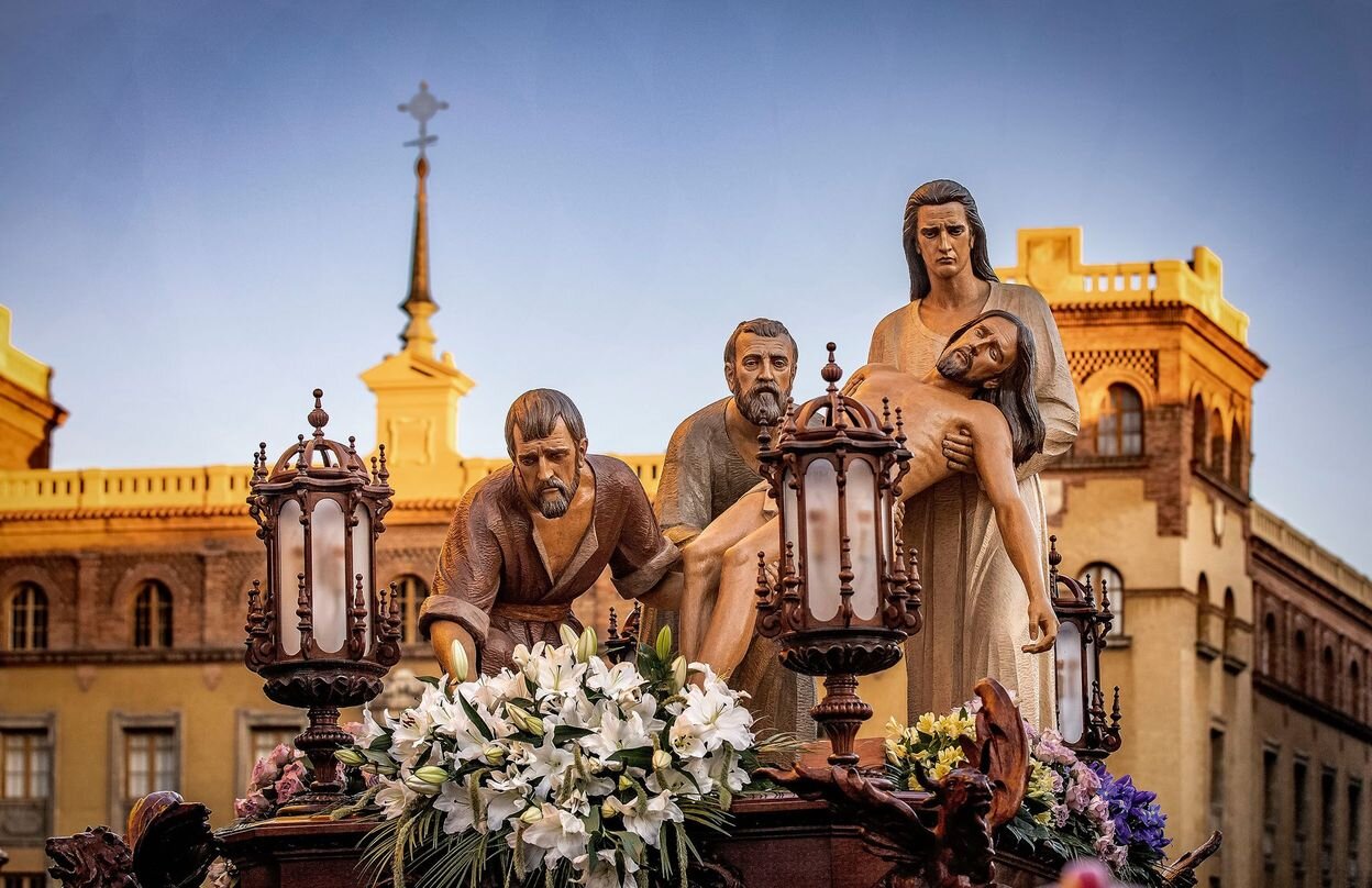 Imagen del paso 'Camino del Sepulcro' de Nuestra Señora de las Angustias y Soledad.