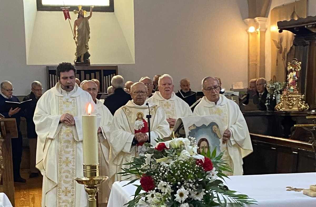 Un instante de la ceremonia eclesiástica celebrada este sábado.