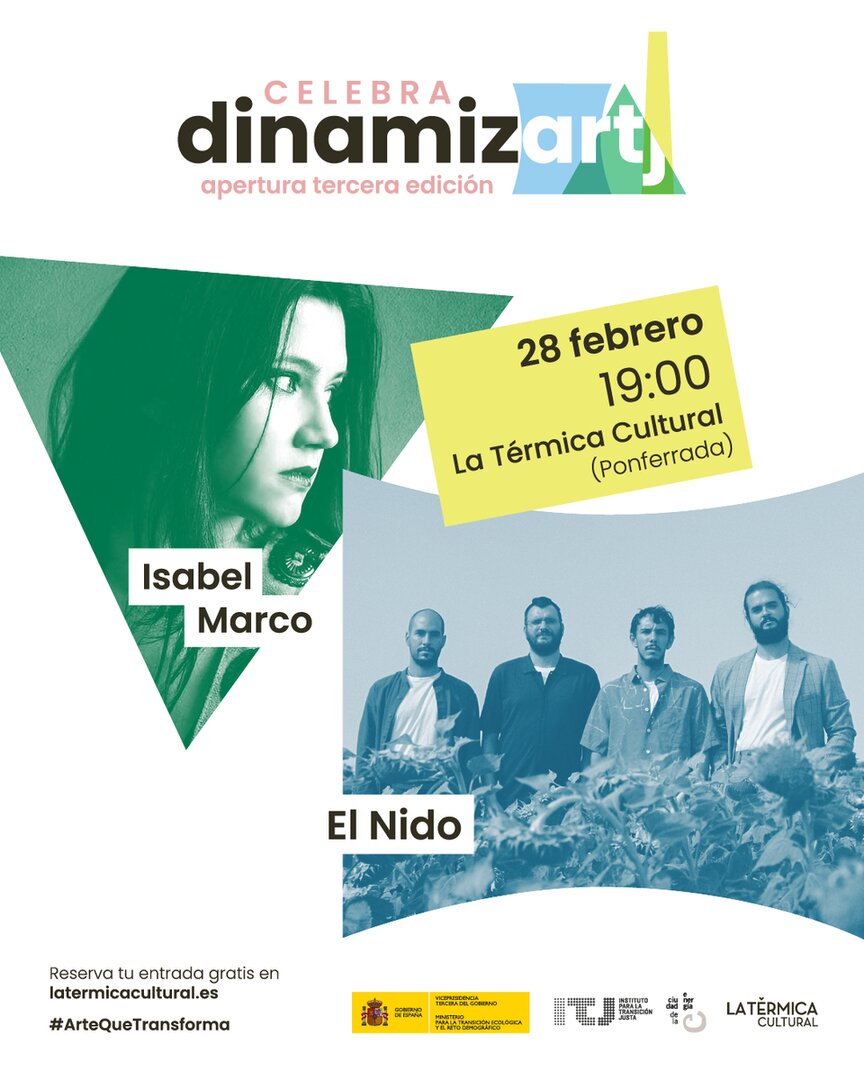 Cartel Dinamiz-ARTj de La Térmica Cultural.