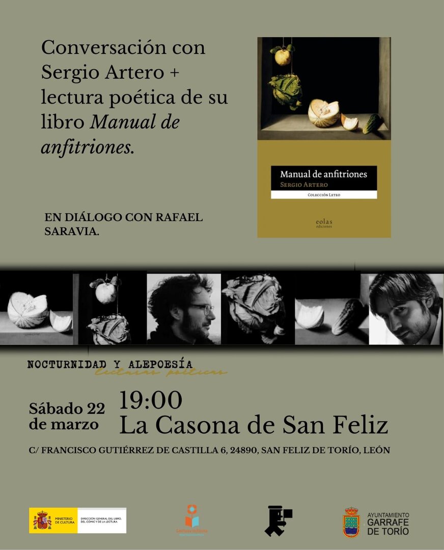 Cartel Sergio Artero San Feliz de Torío.